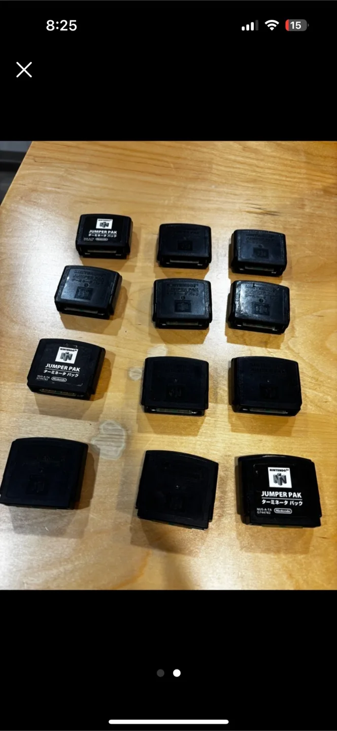 Original Nintendo N64 Jumper Paks - thumbnail