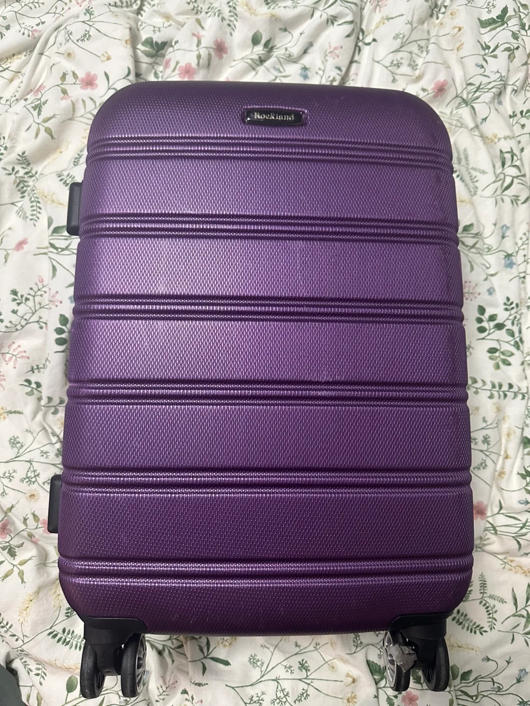 Rockland Purple Hardside Carry-On Suitcase thumbnail