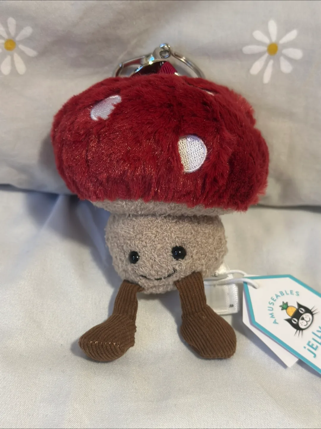 Jellycat Amuseable Mushroom Keychain thumbnail
