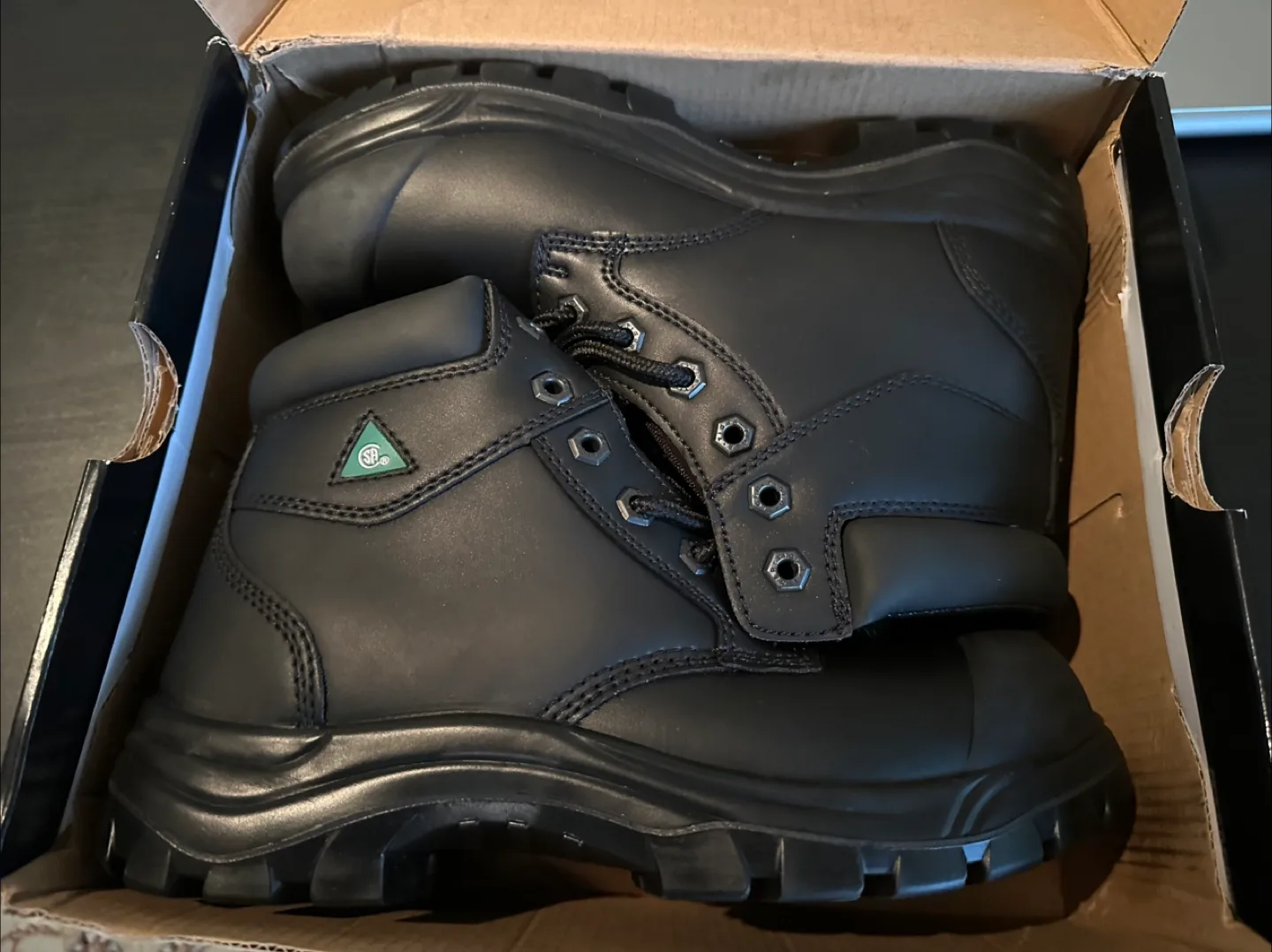 New Tiger Safety Steel Toe Work Boots - Size 9.5 image indicator(6)