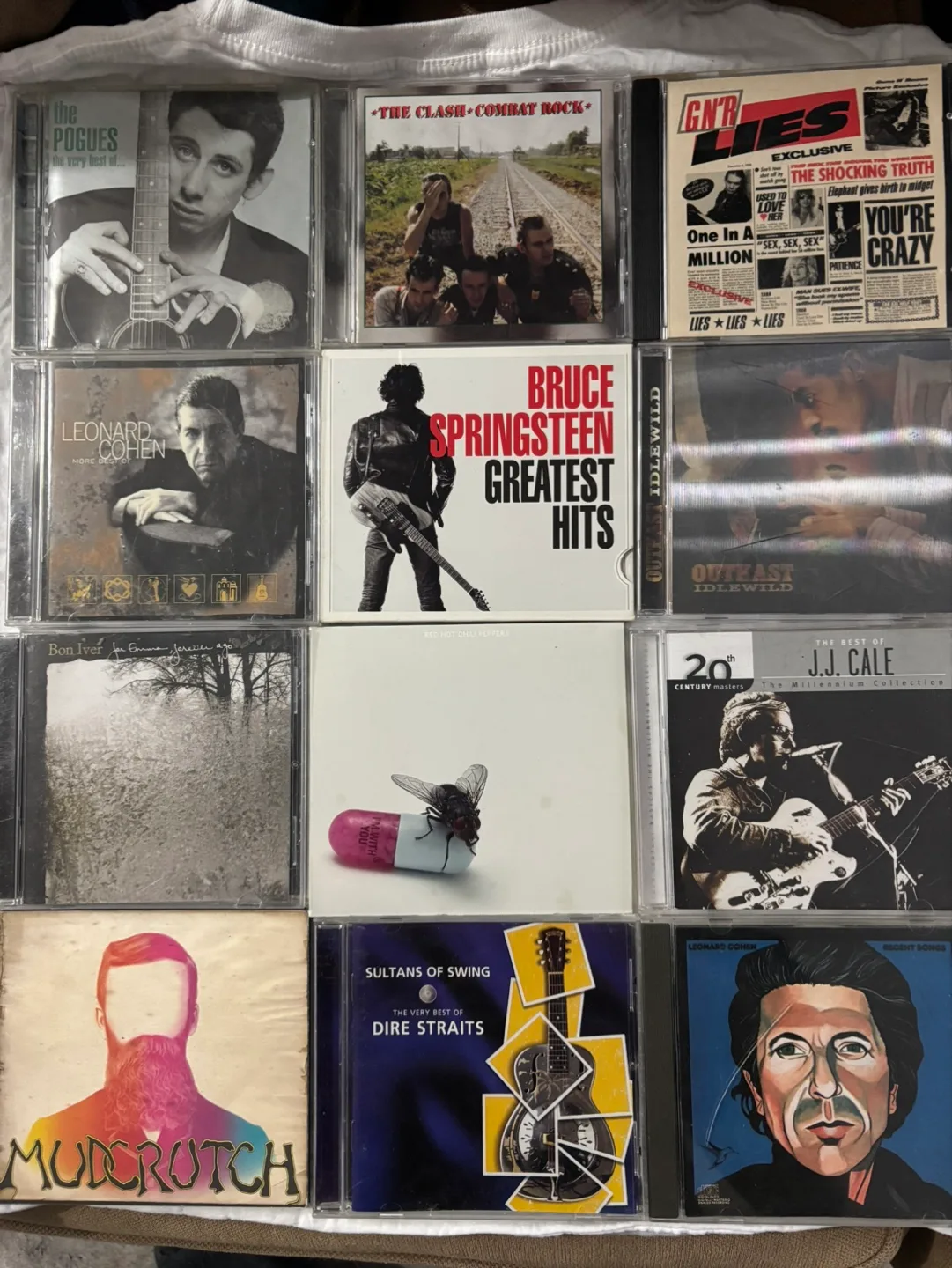 Mixed CD Collection - The Pogues, The Clash, GNR, Springsteen thumbnail