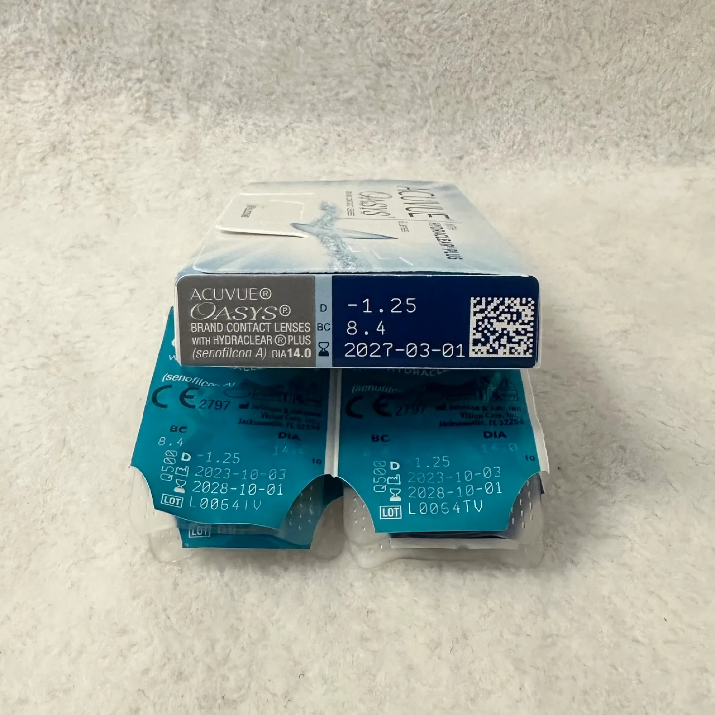 Acuvue Oasys -1.25 Contact Lenses bi-weekly & one-day 20 lenses image indicator(3)