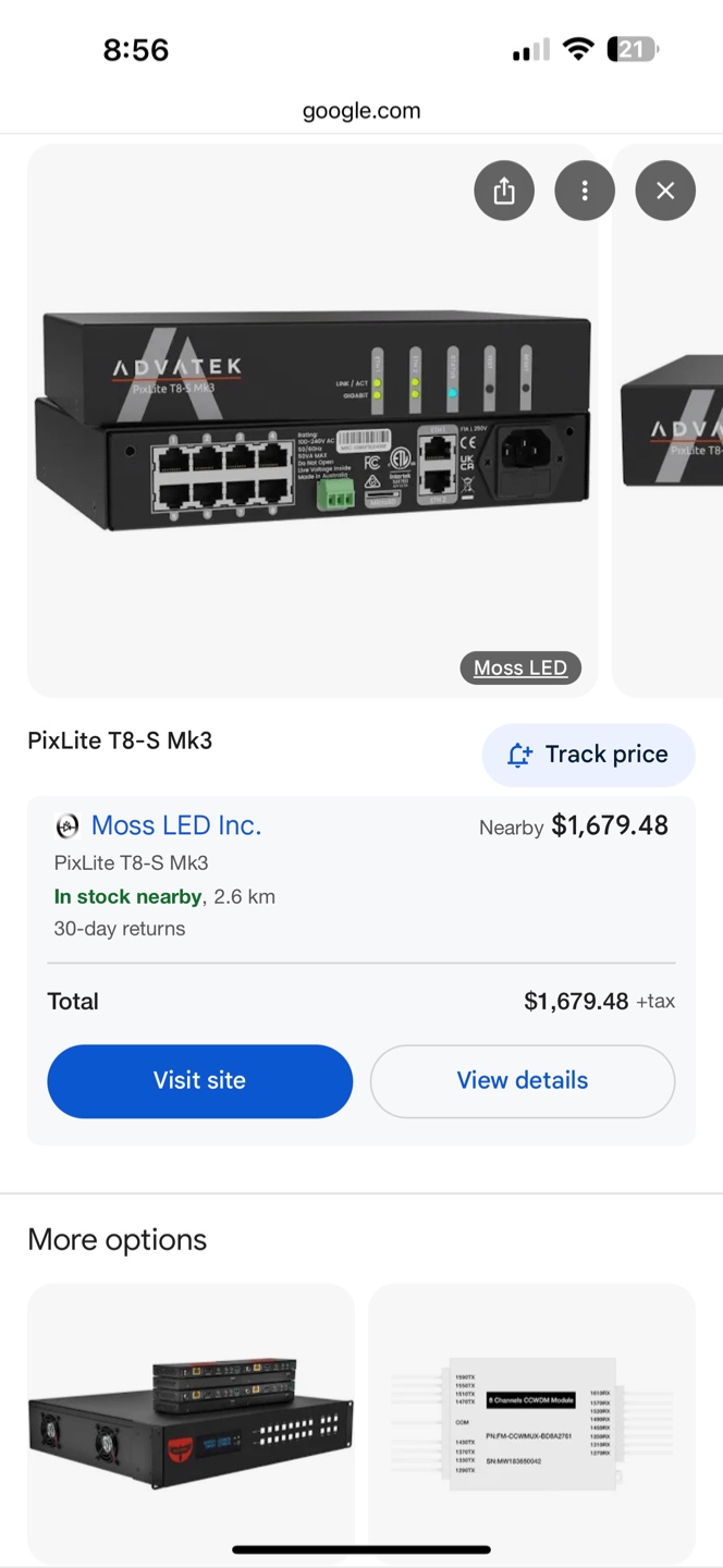 Advatek PixLite T8-S MK3 - photo 3