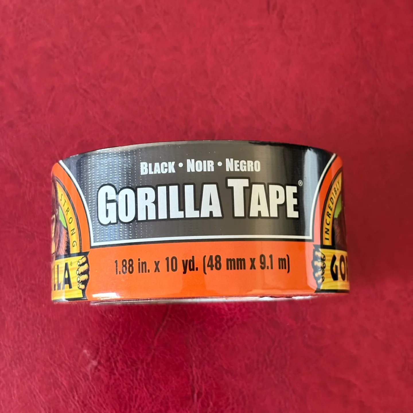 Gorilla Tape (Sealed) - Black - 1.88 in. x 10 yd. thumbnail
