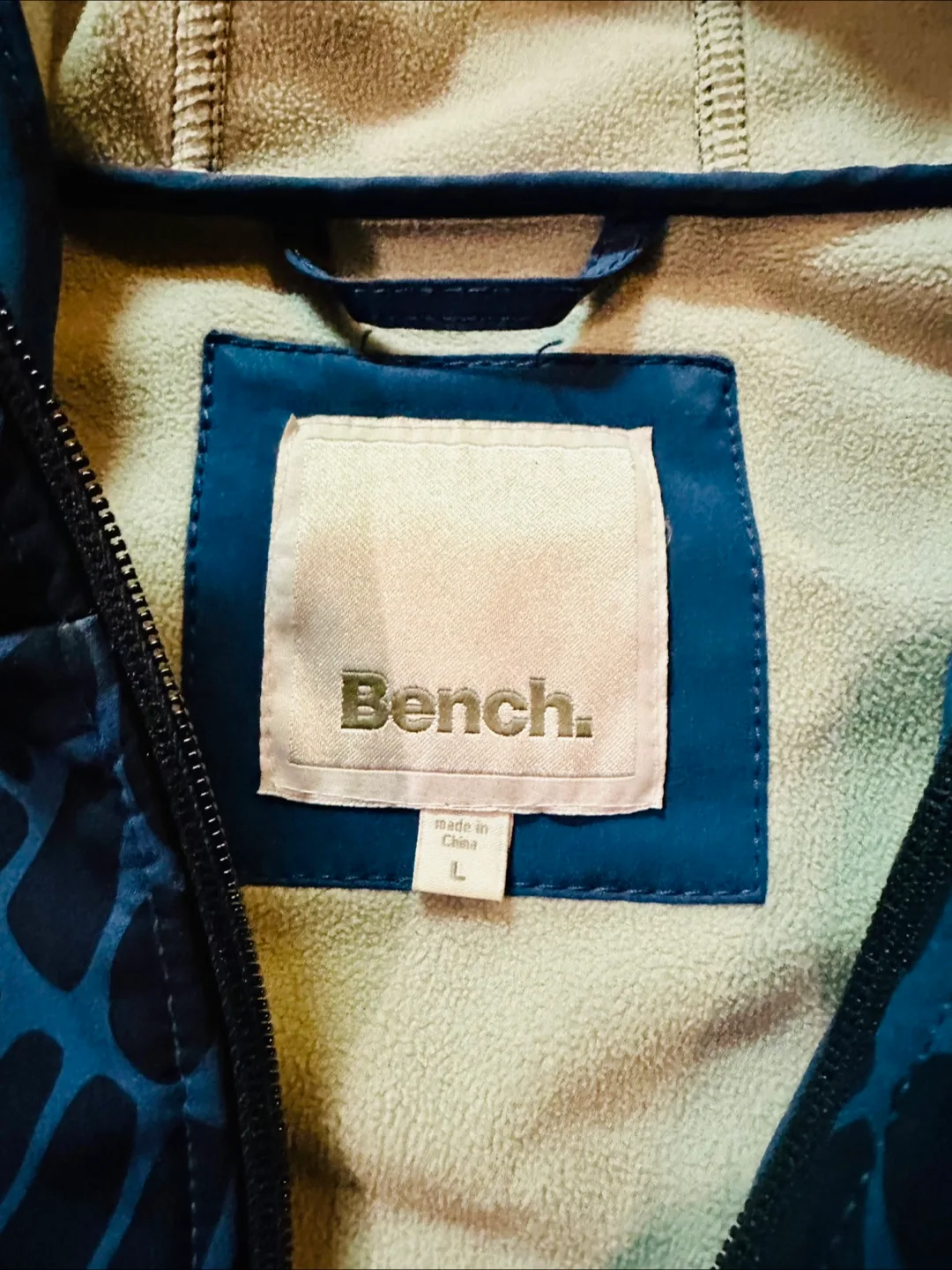 Bench Blue Patterned Softshell Jacket - Size L image indicator(3)