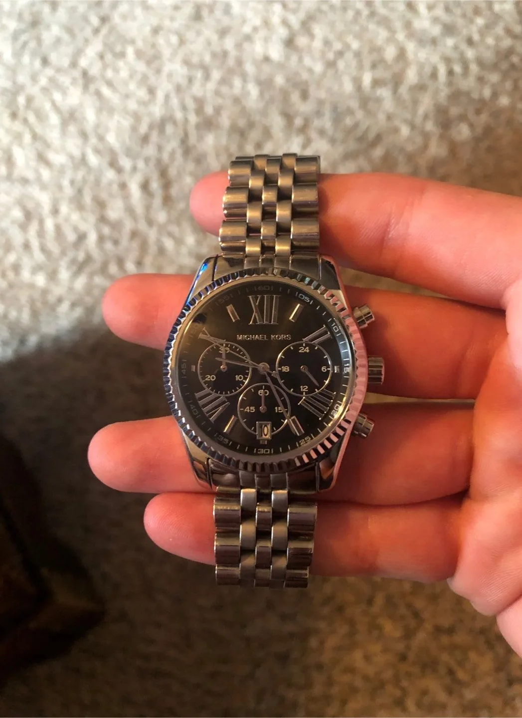 Michael Kors Silver Watch thumbnail