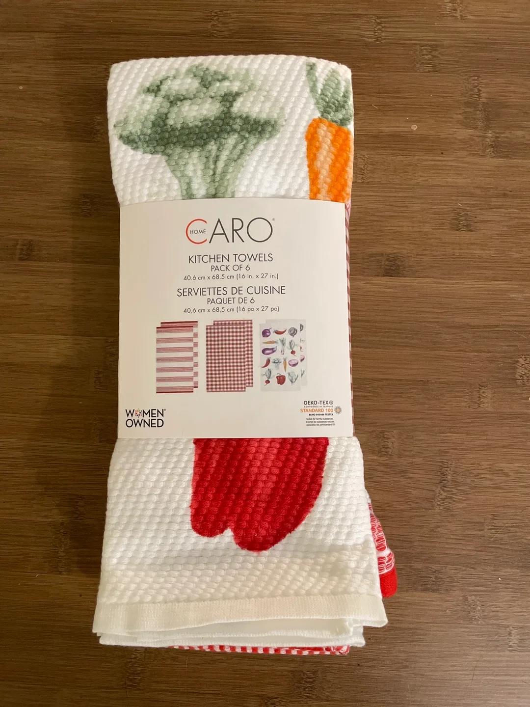 Caro Kitchen Towels - Pack of 6 - New thumbnail