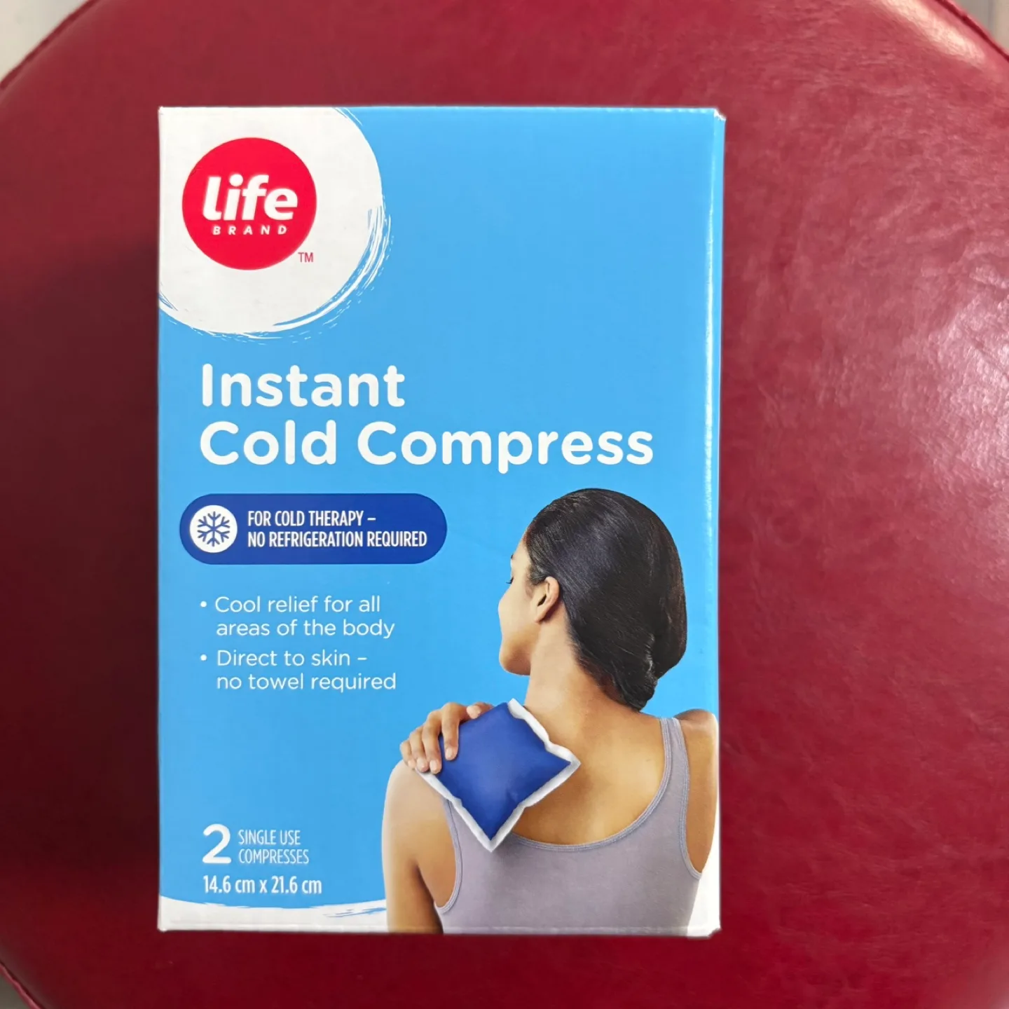 Life Brand Instant Cold Compress - 2 Single Use Compresses thumbnail
