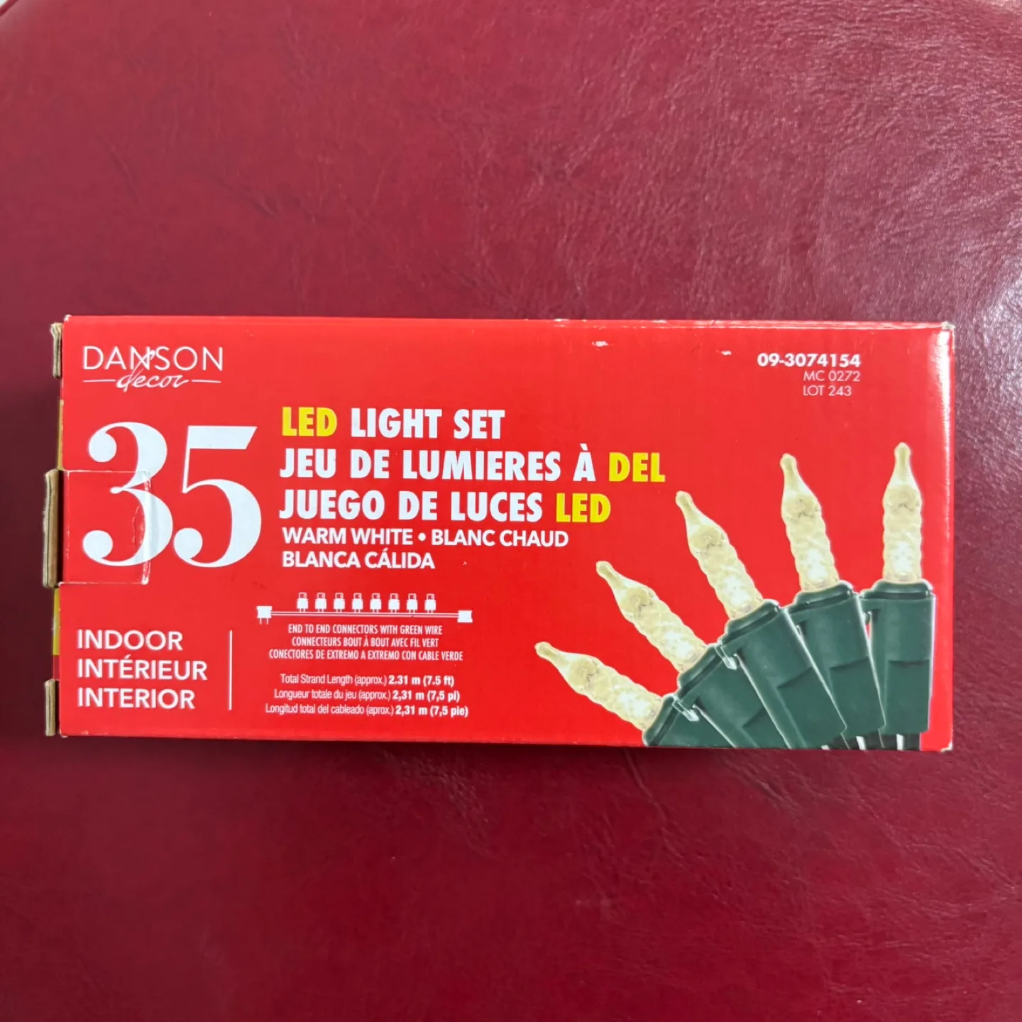 Danson Décor 35 LED Warm White String Lights(New) thumbnail