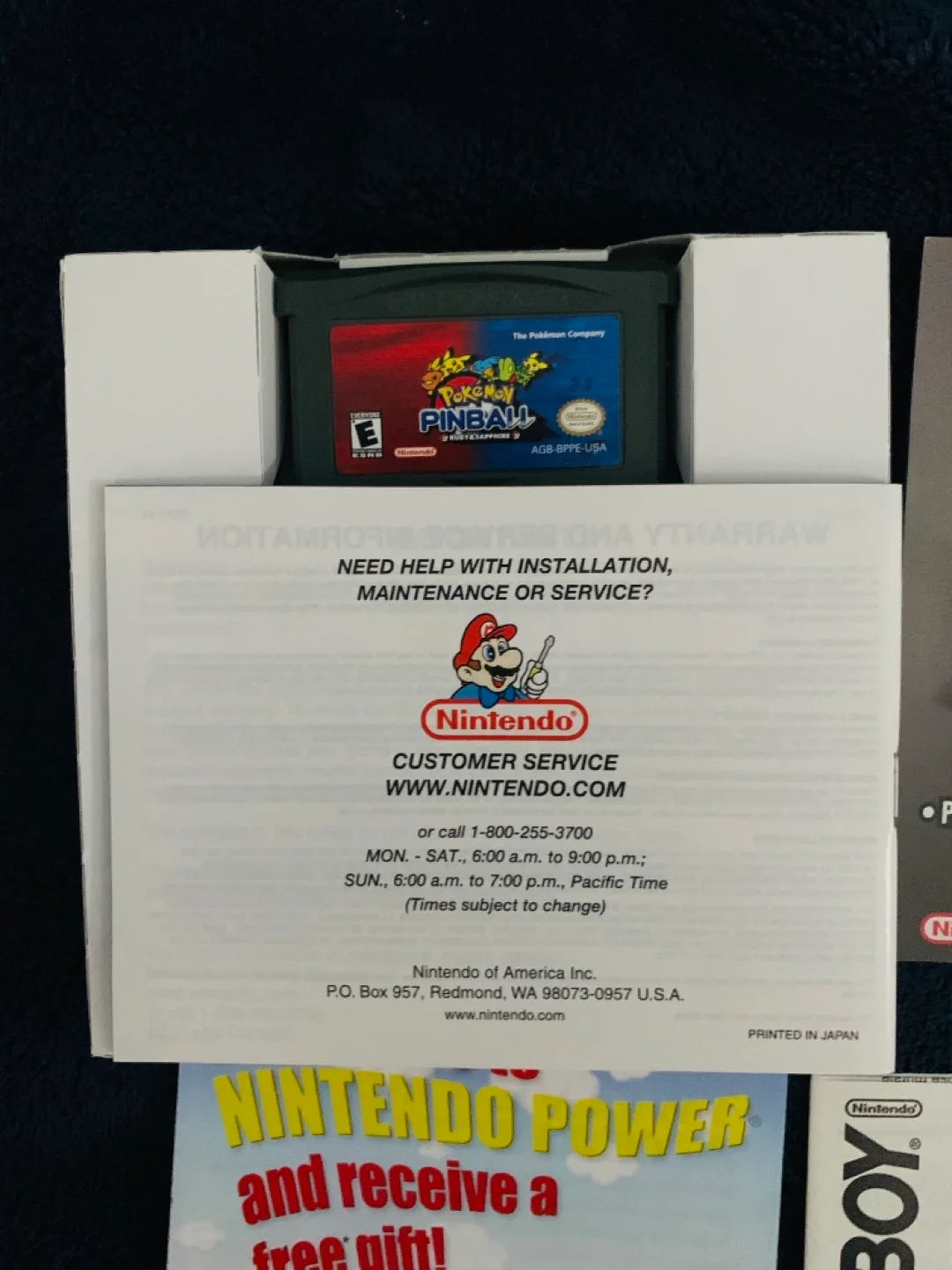 Pokémon Pinball: Ruby and Sapphire Complete In Box GBA Tested image indicator(5)
