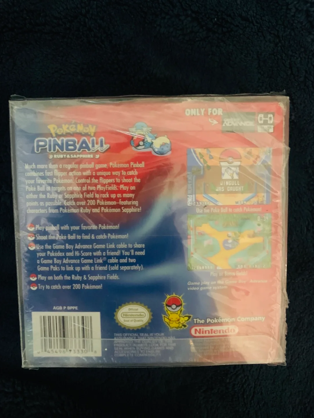Pokémon Pinball: Ruby and Sapphire Complete In Box GBA Tested image indicator(3)