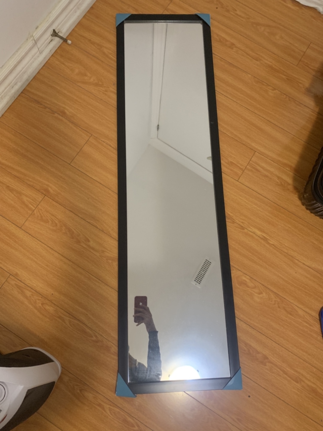 Full Length Black Framed Mirror