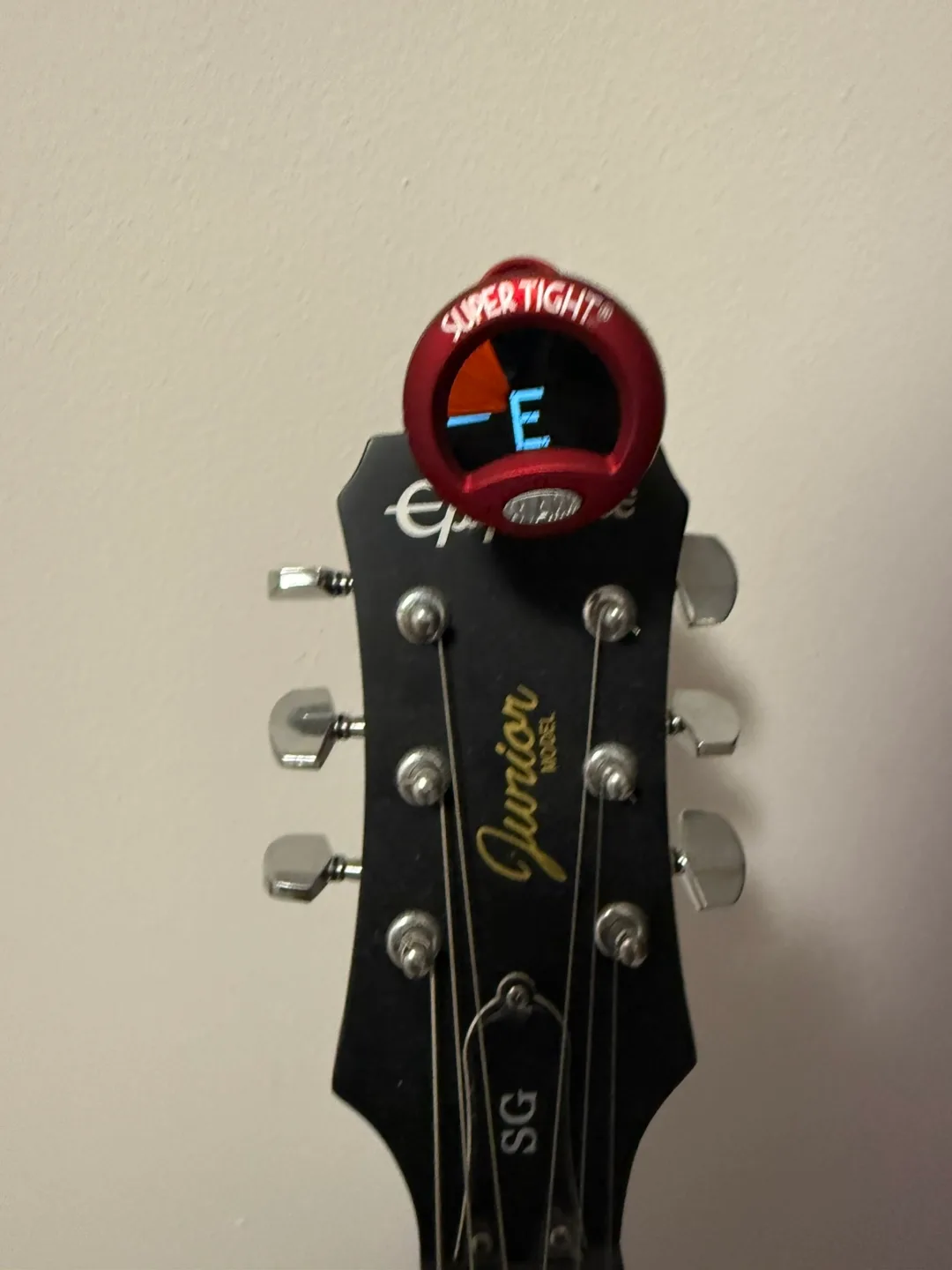 Epiphone SG Electric Guitar w/ electric tuner & stand image indicator(6)