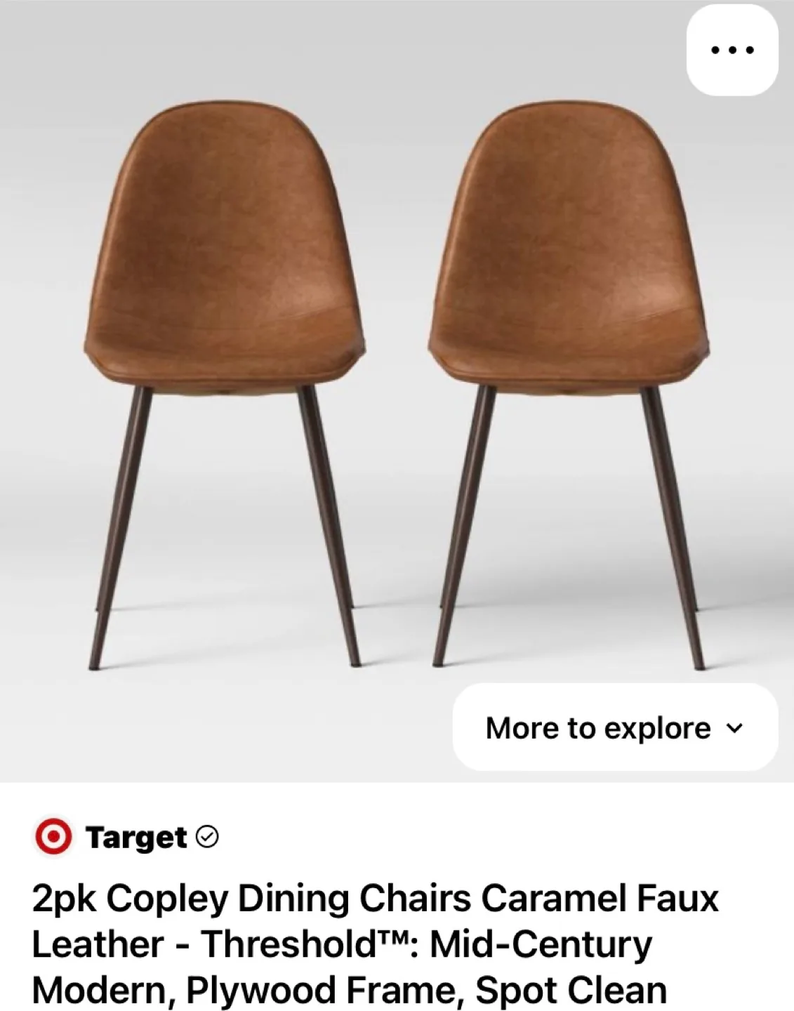 Brand New Set of 2 Copley Dining Chair - Threshold thumbnail