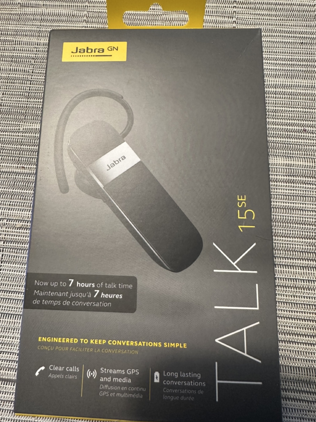 Jabra Talk 15se Bluetooth Headset - New in Box!