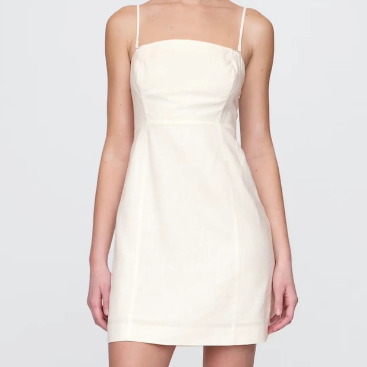 new gap linen mini dress thumbnail