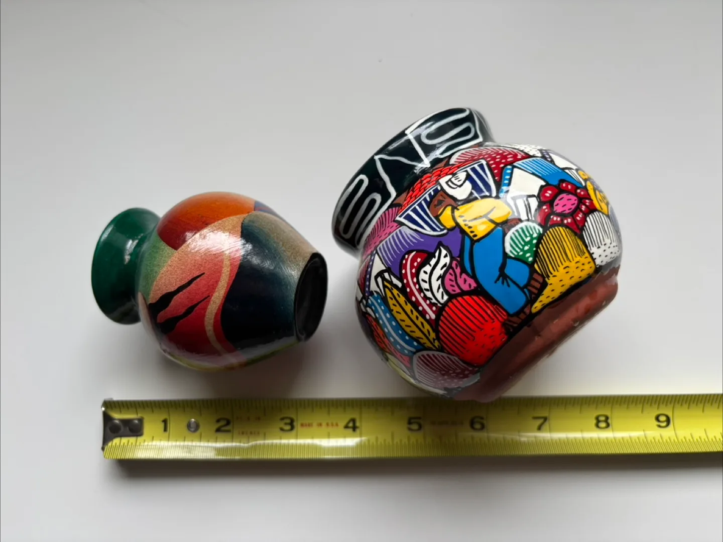 Two Hand-Painted Decorative Vases thumbnail