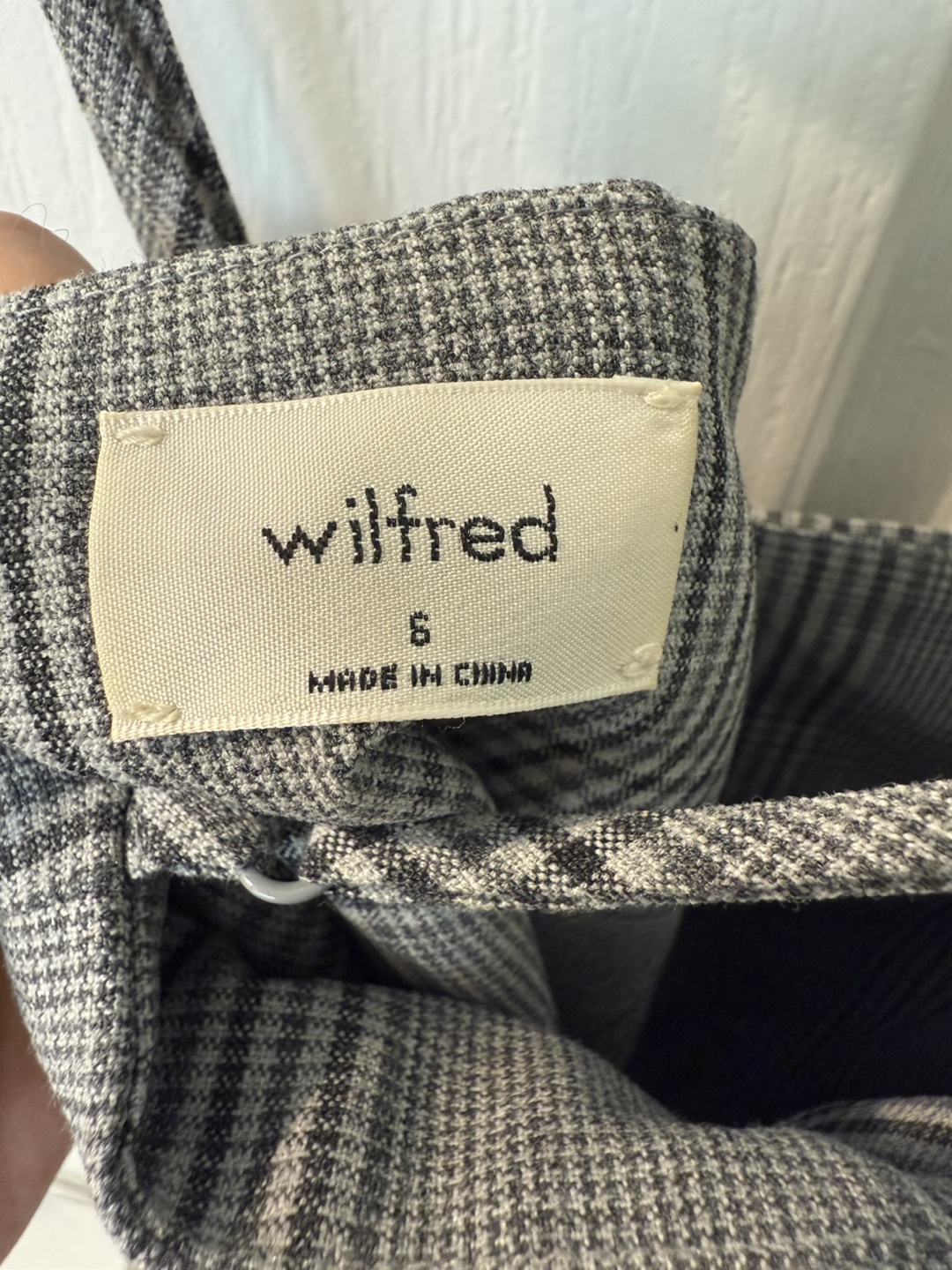 Wilfred Plaid Mini Dress - photo 4