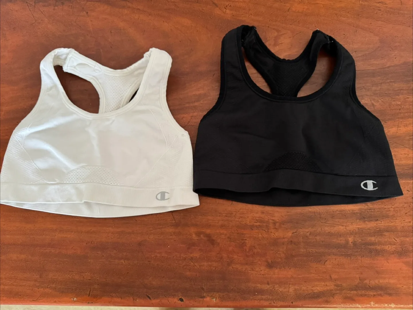 Champion Sports Bras - Black & White - Size S thumbnail