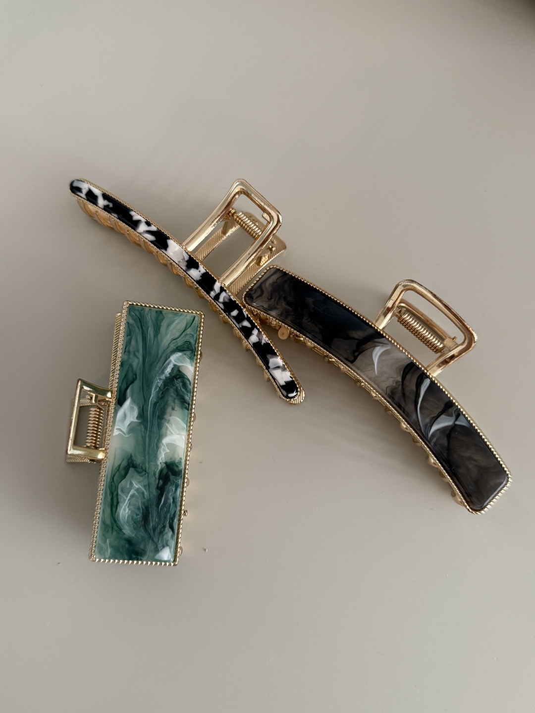 Hair Claw Clips - Set of 3