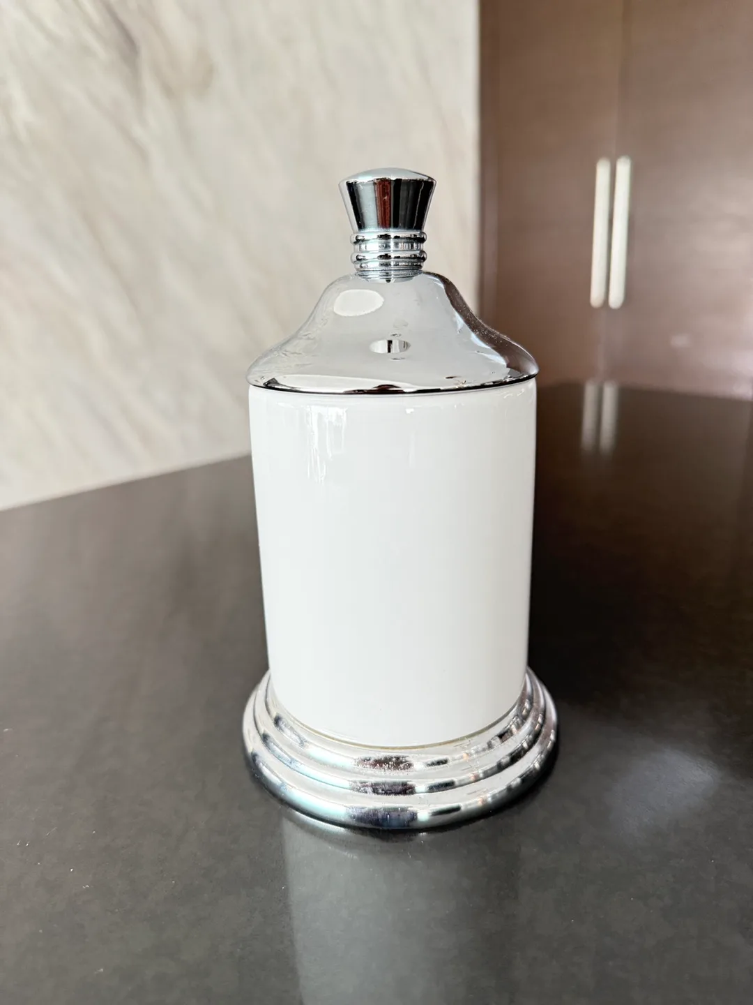 White & Chrome vanity jar thumbnail