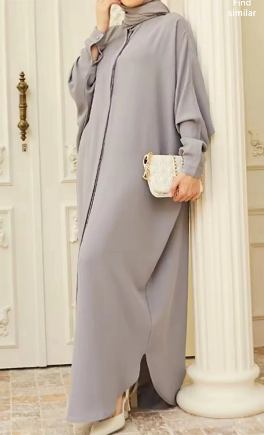 Long Sleeve Abaya Dress thumbnail
