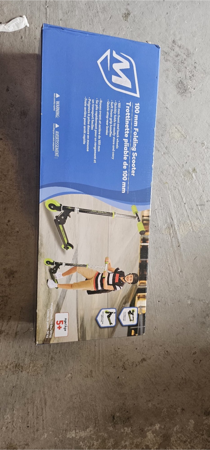 M 100 mm Folding Scooter - Ages 5+
