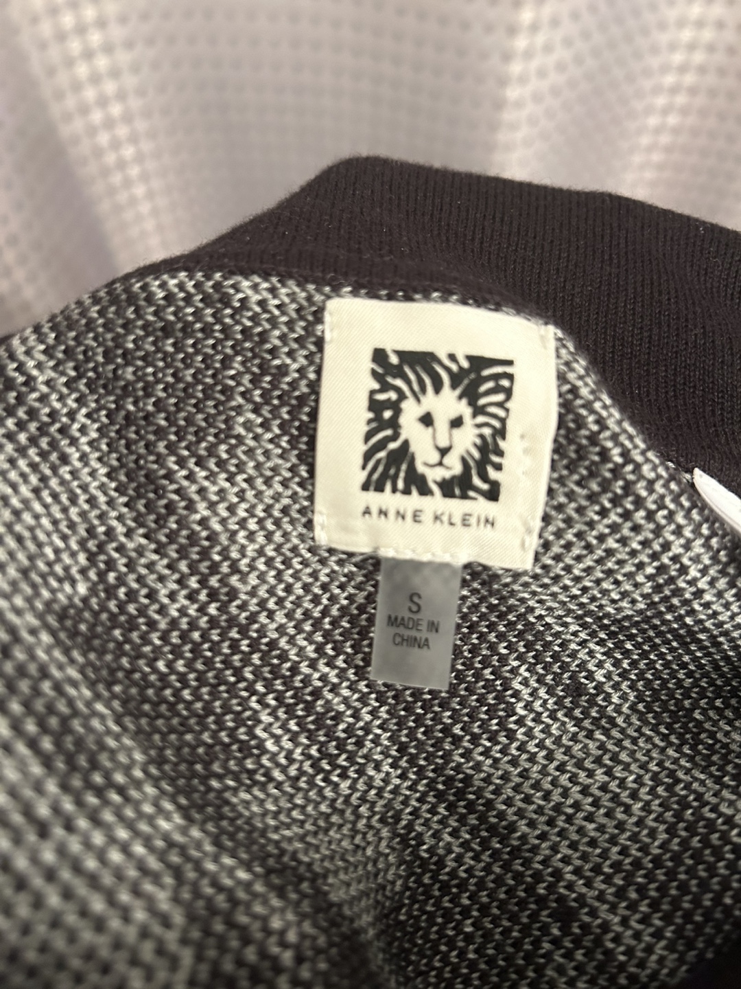 Like New Anne Klein black/white poncho - photo 4