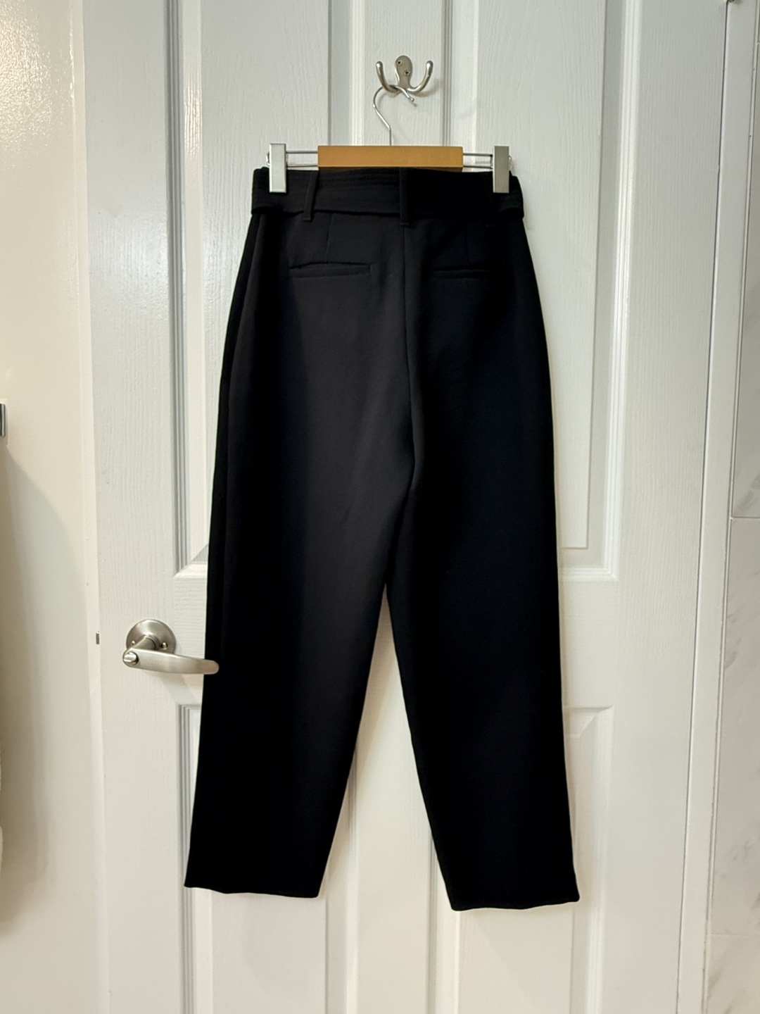 Wilfred Black Tie-Waist Pants - Size 4 - photo 4