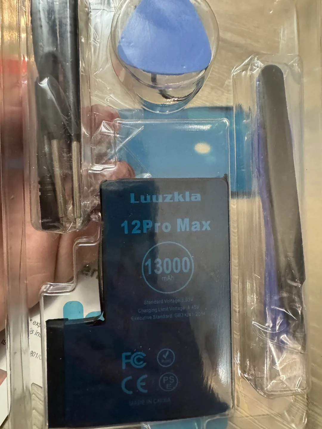 LuuZkla 12Pro Max 13000mAh Battery Replacement Kit thumbnail