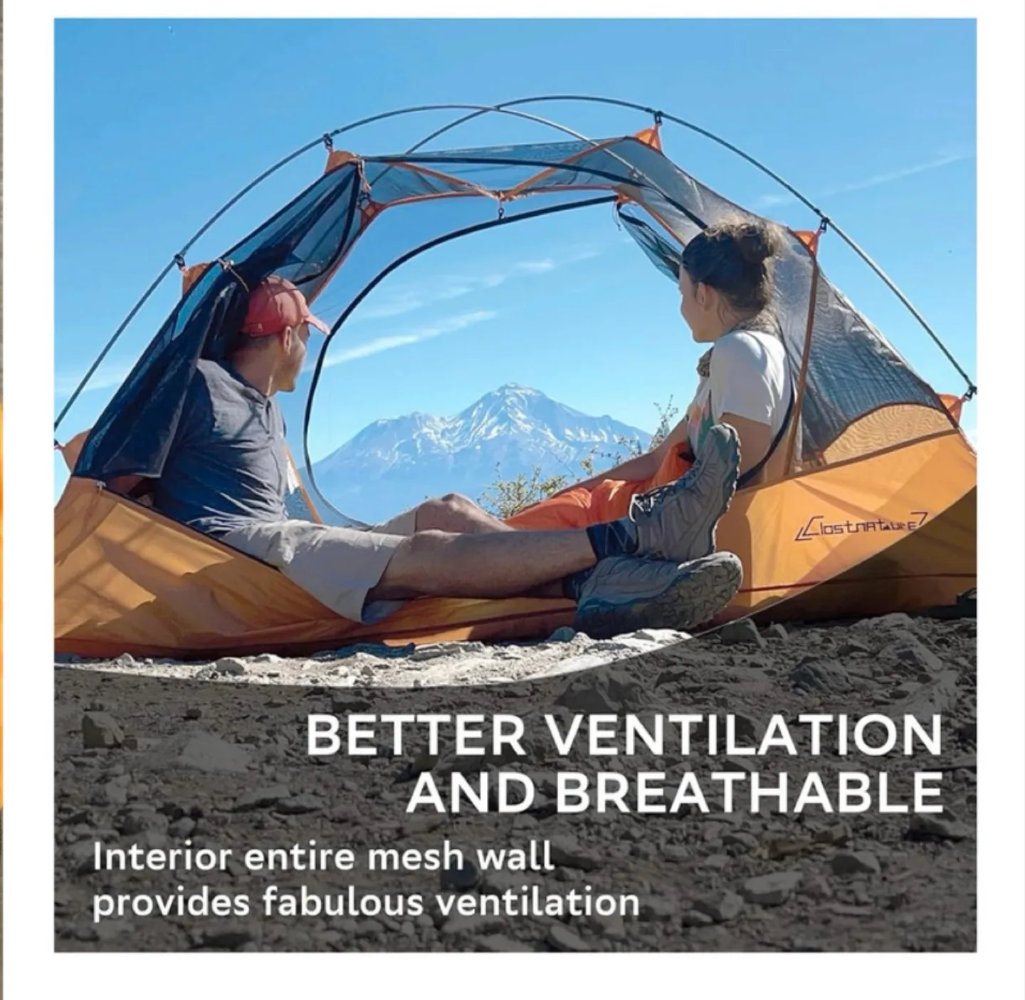 Lostnature 1-Person Tent - Orange image indicator(4)