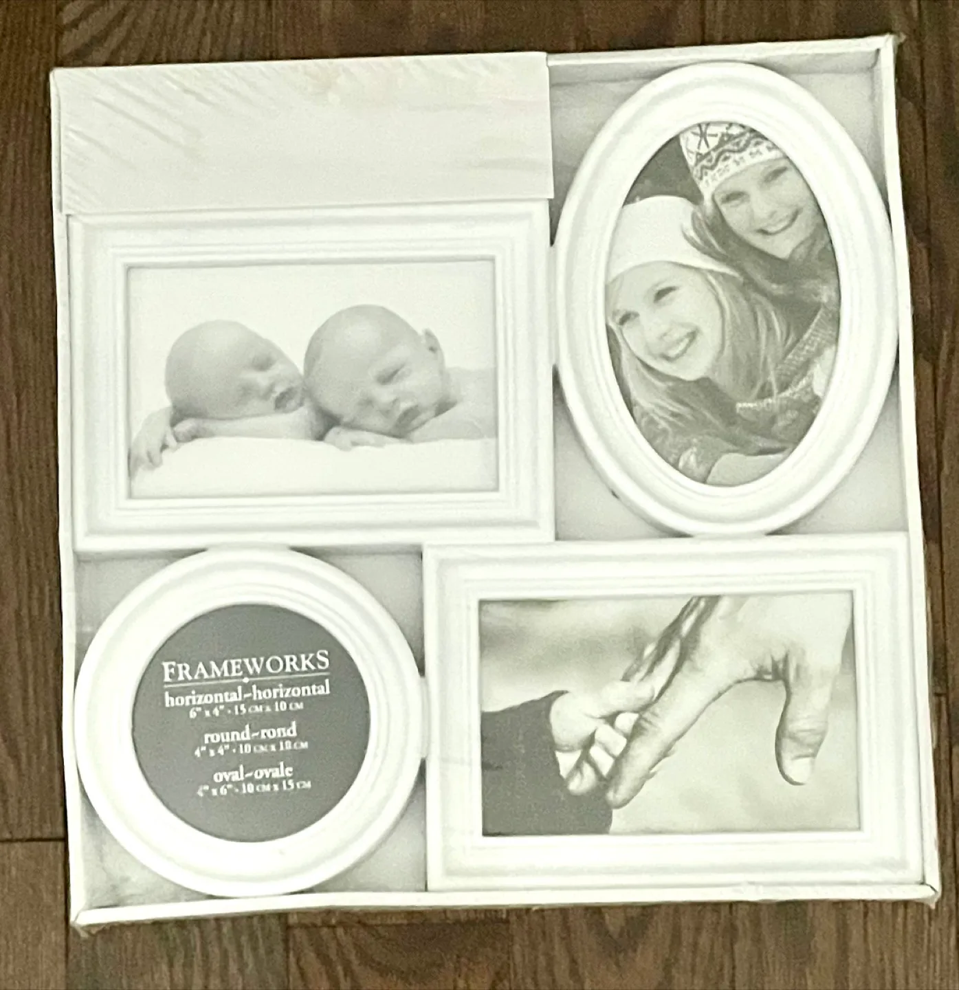 Frameworks White Collage Picture Frame - New in Box! thumbnail
