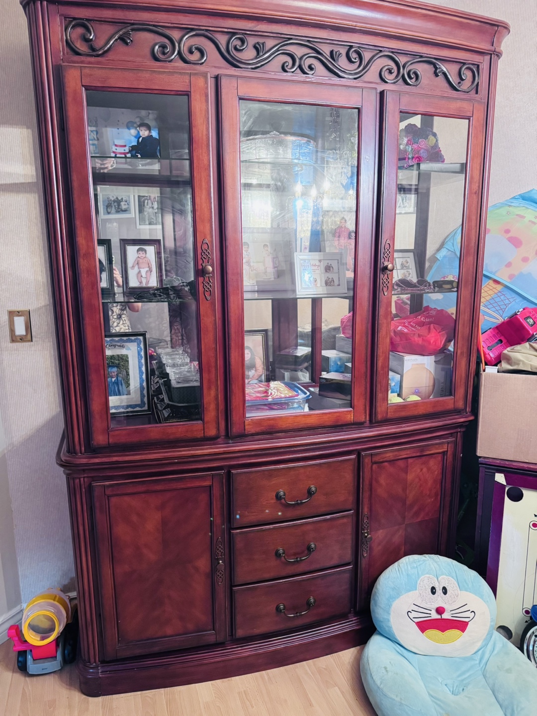 Wooden Display Cabinet