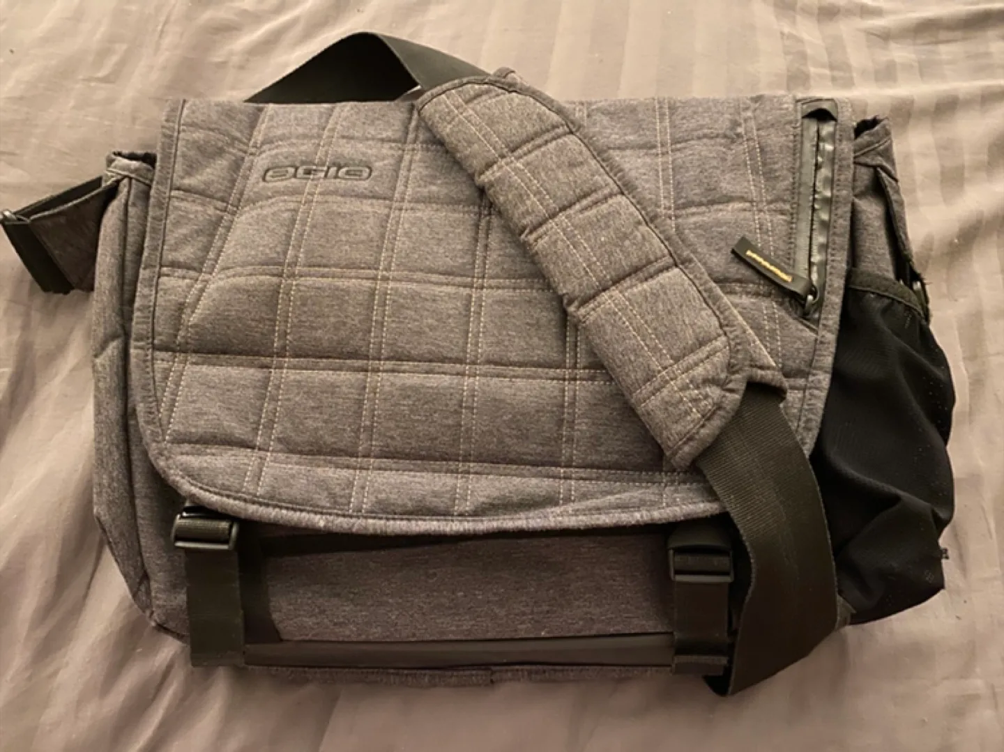 OGIO Grey Messenger Bag thumbnail
