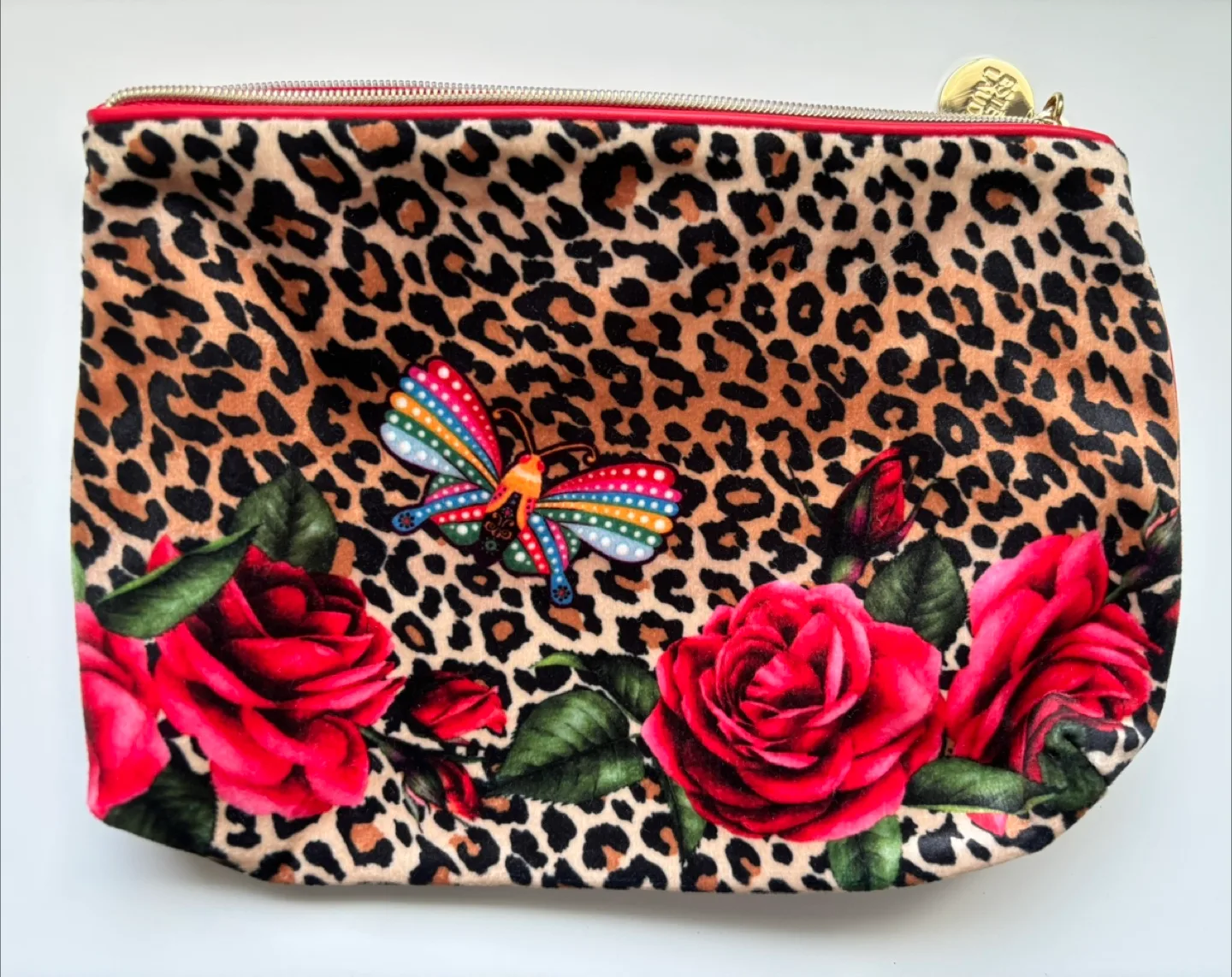 Estee Lauder Leopard Print Cosmetic Bag thumbnail