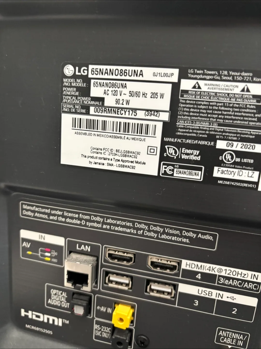 LG 55NANO80UNA 55" Smart TV image indicator(6)