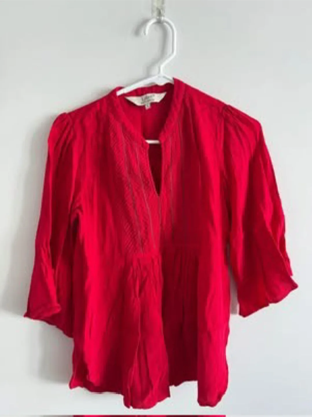 Label Ritu Kumar Red Blouse - Size S thumbnail