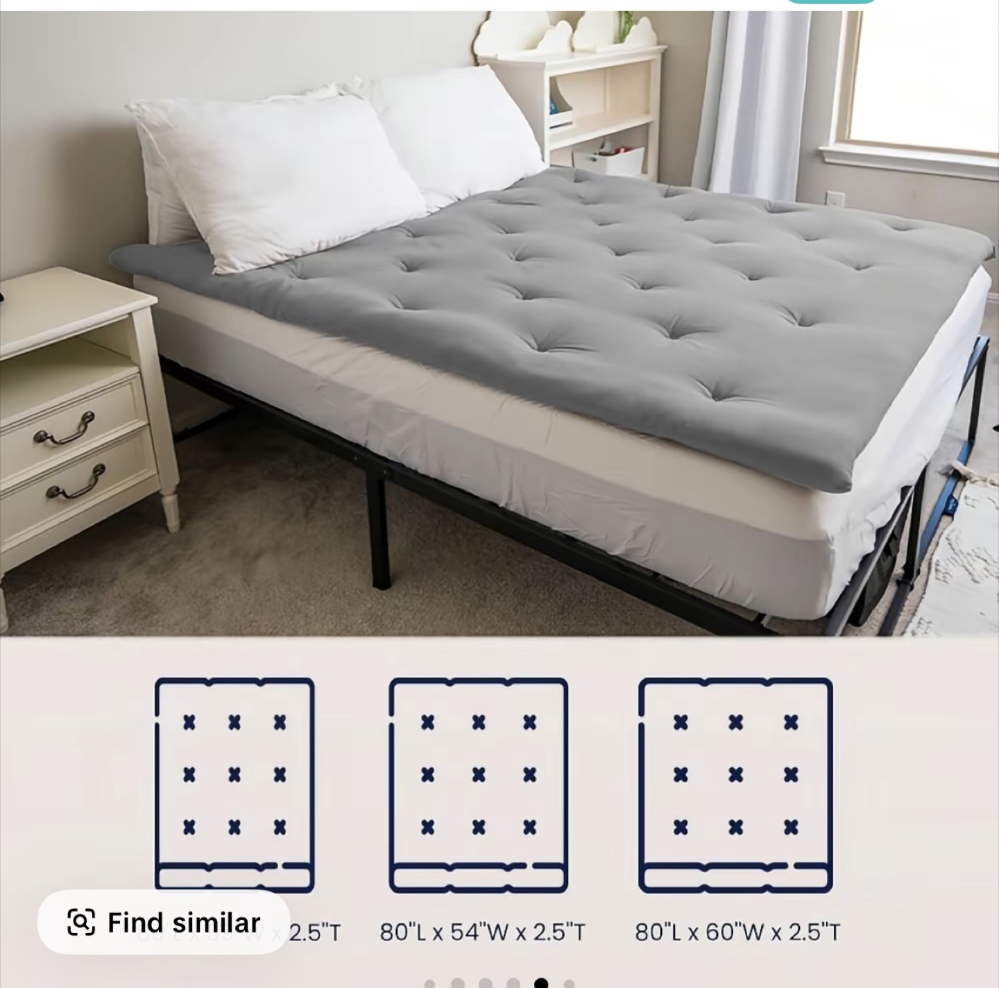 Zonlihome Cinnamon Futon Mattress - Full Size - photo 2