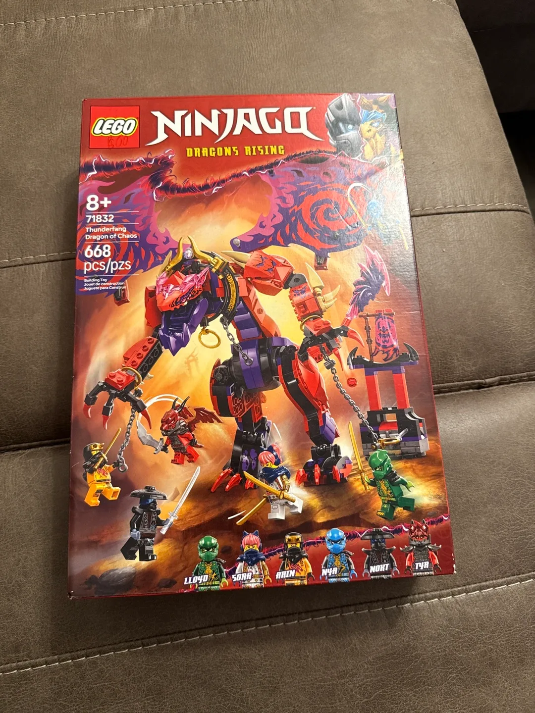 LEGO Ninjago Dragons Rising Thunder Dragon Chaos 71832 thumbnail