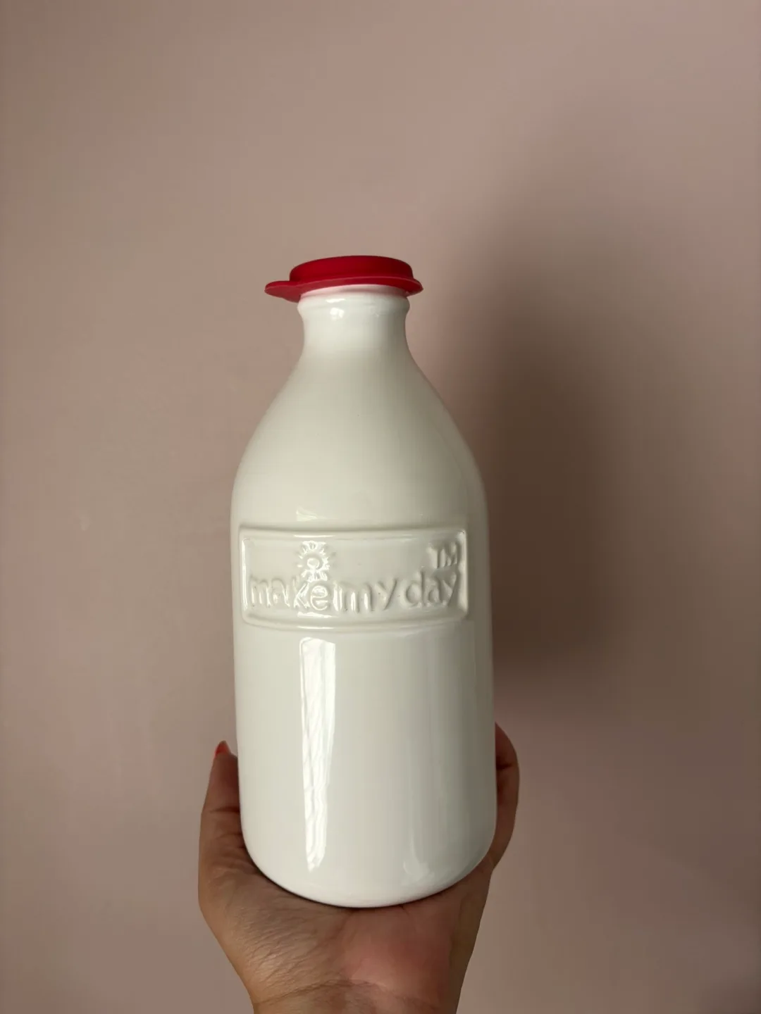 Make My Day Ceramic Milk Bottle thumbnail