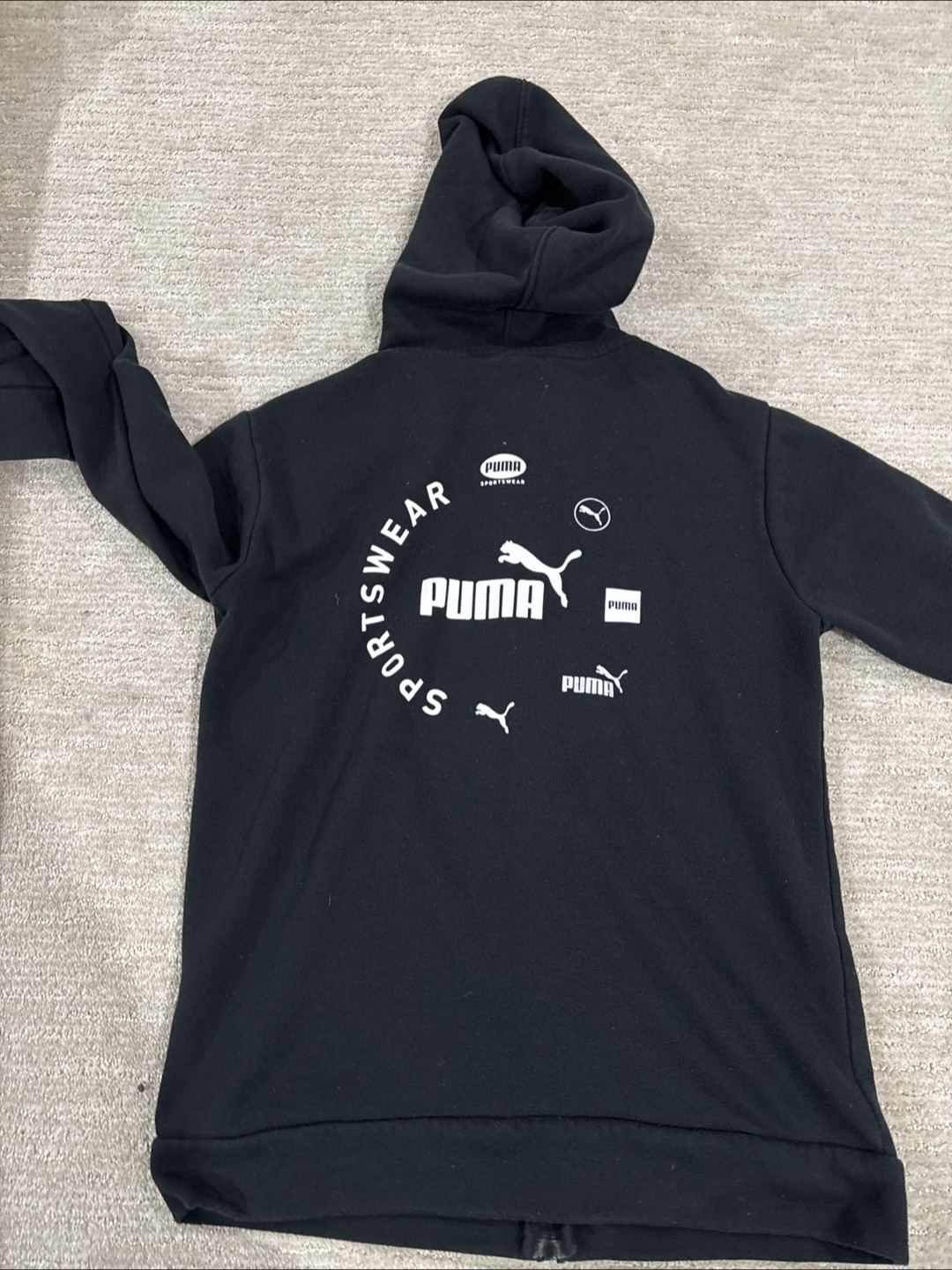 Kids XL zip up puma hoodie - photo 3