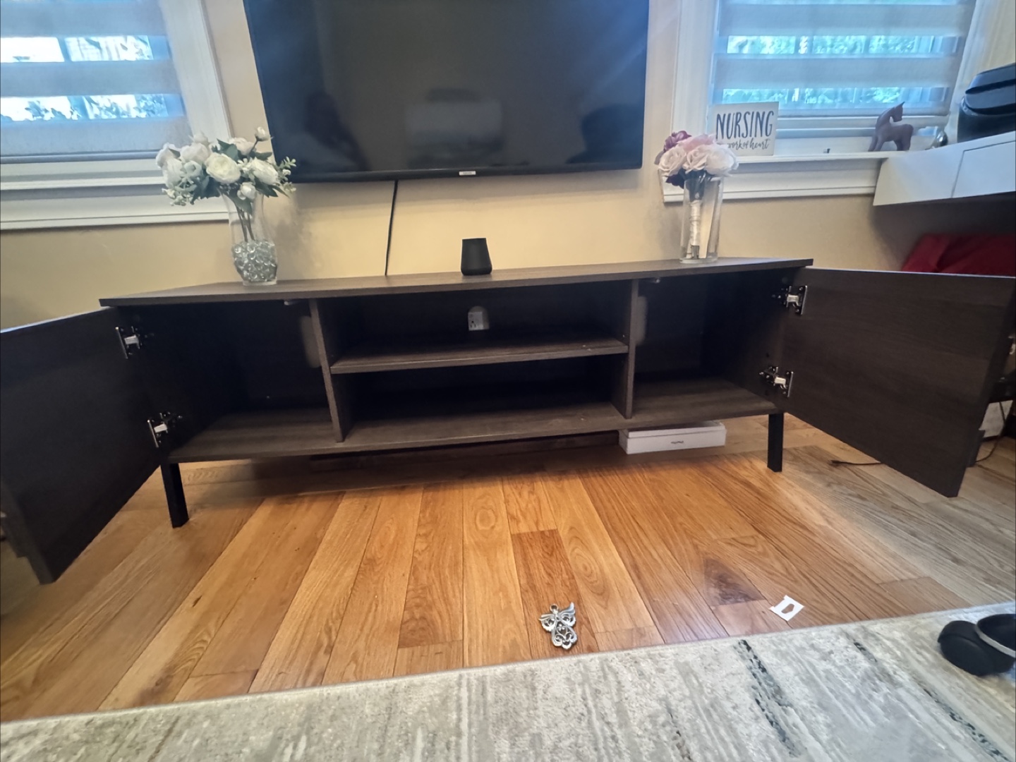 Brown Wood TV Stand - photo 2