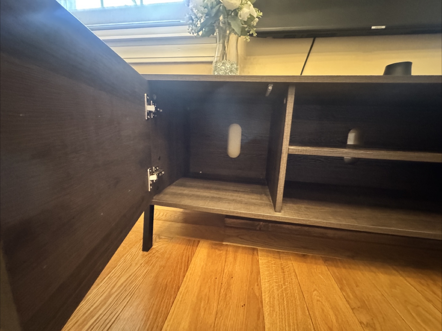 Brown Wood TV Stand - photo 4