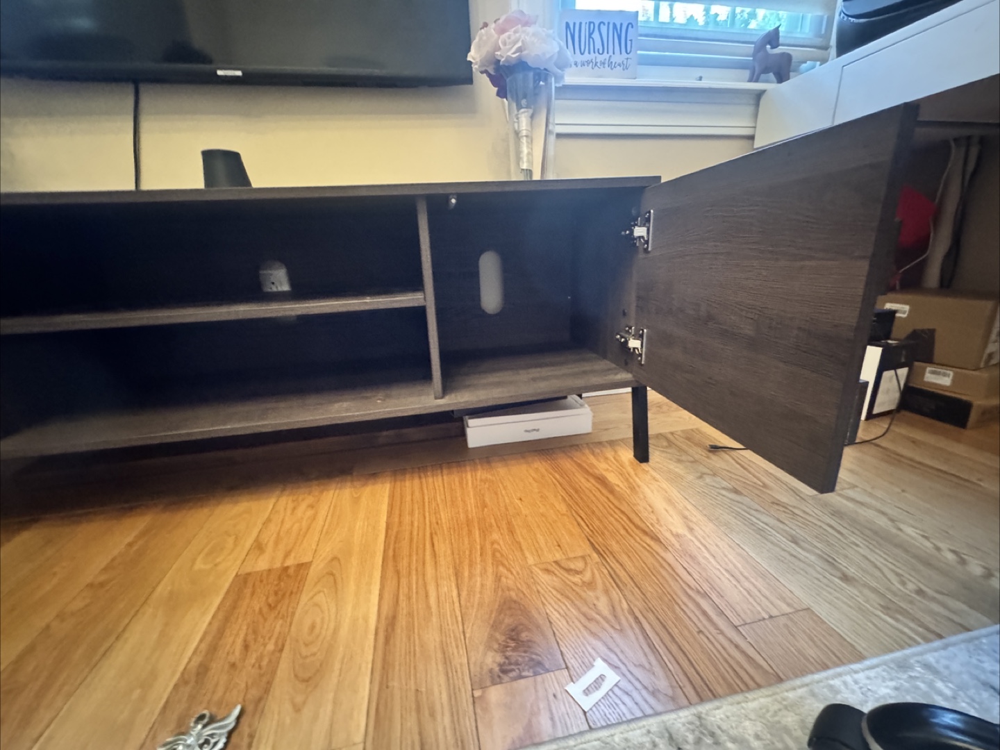 Brown Wood TV Stand - photo 3