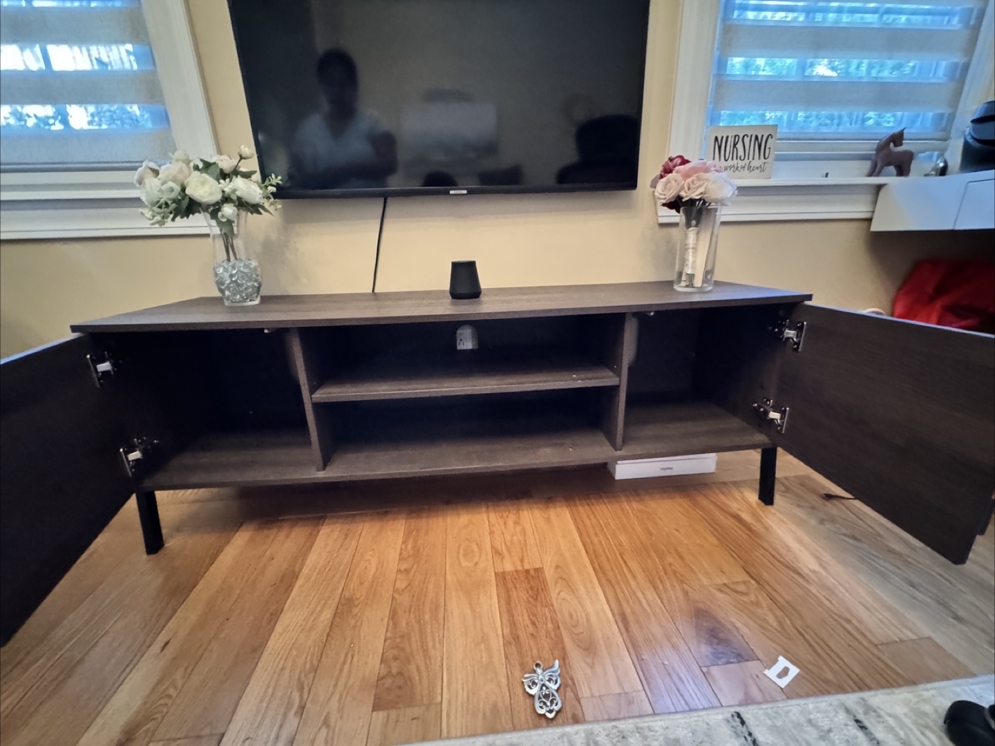 Brown Wood TV Stand - photo 5