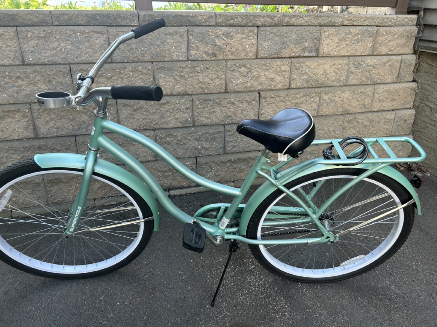 Supercycle Classic Cruiser Bike - Mint Green