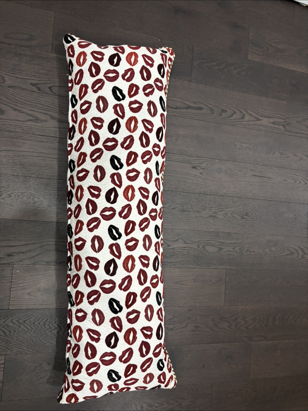 Body Pillow with Lips Design