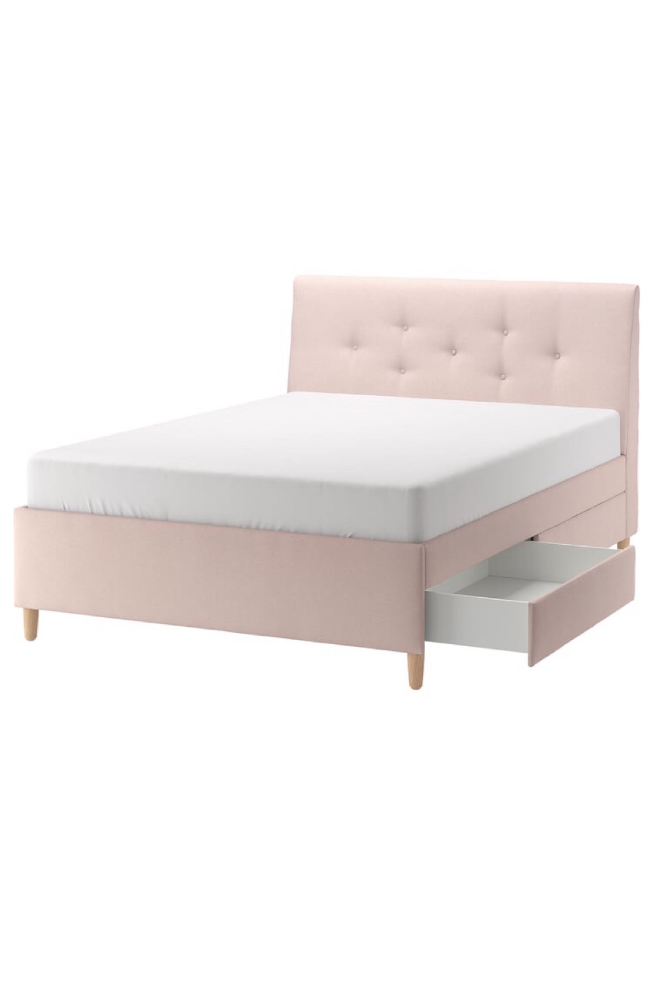 IKEA IDANAS Queen Bed Frame(Disassembly Done)with Mattress