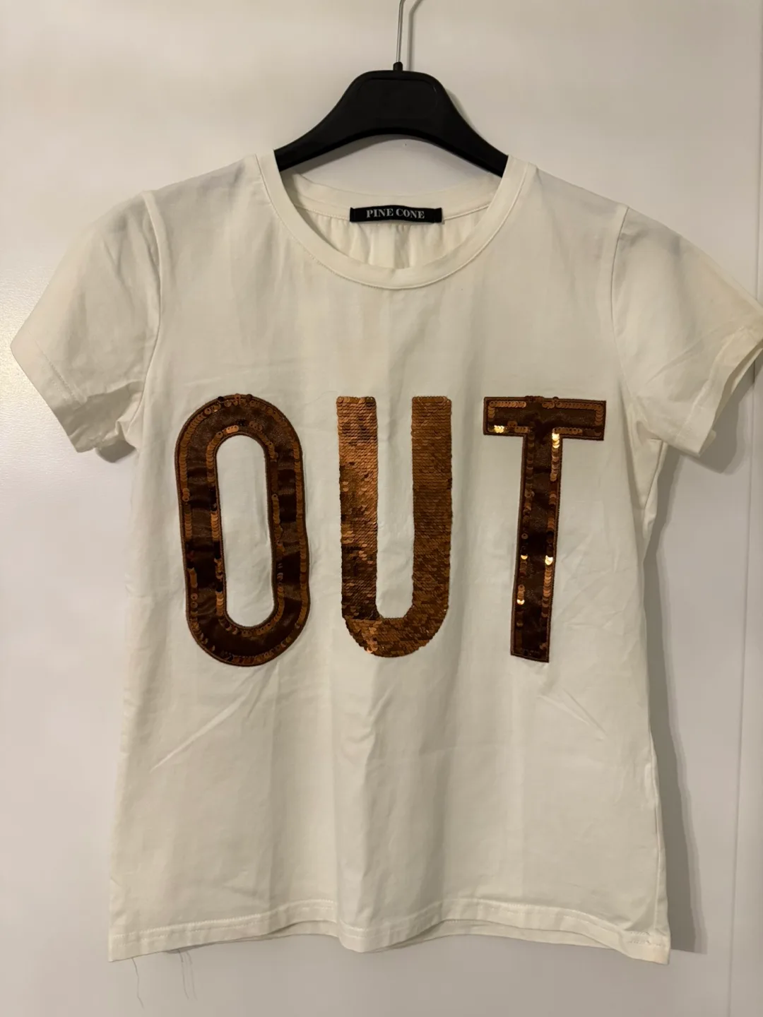 Pine Cone White Graphic Tee thumbnail