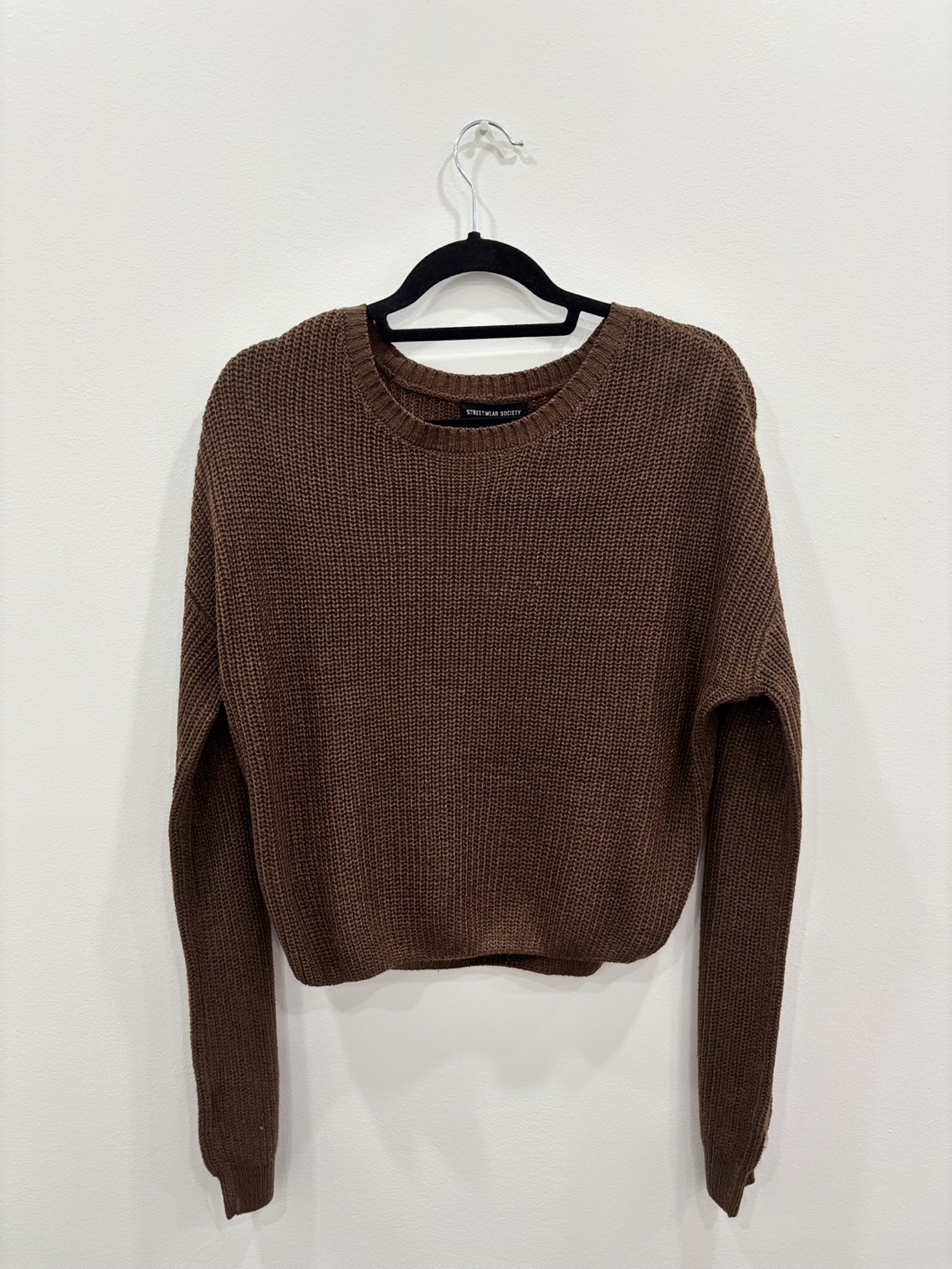 Streetwear Society Brown Knit Sweater
